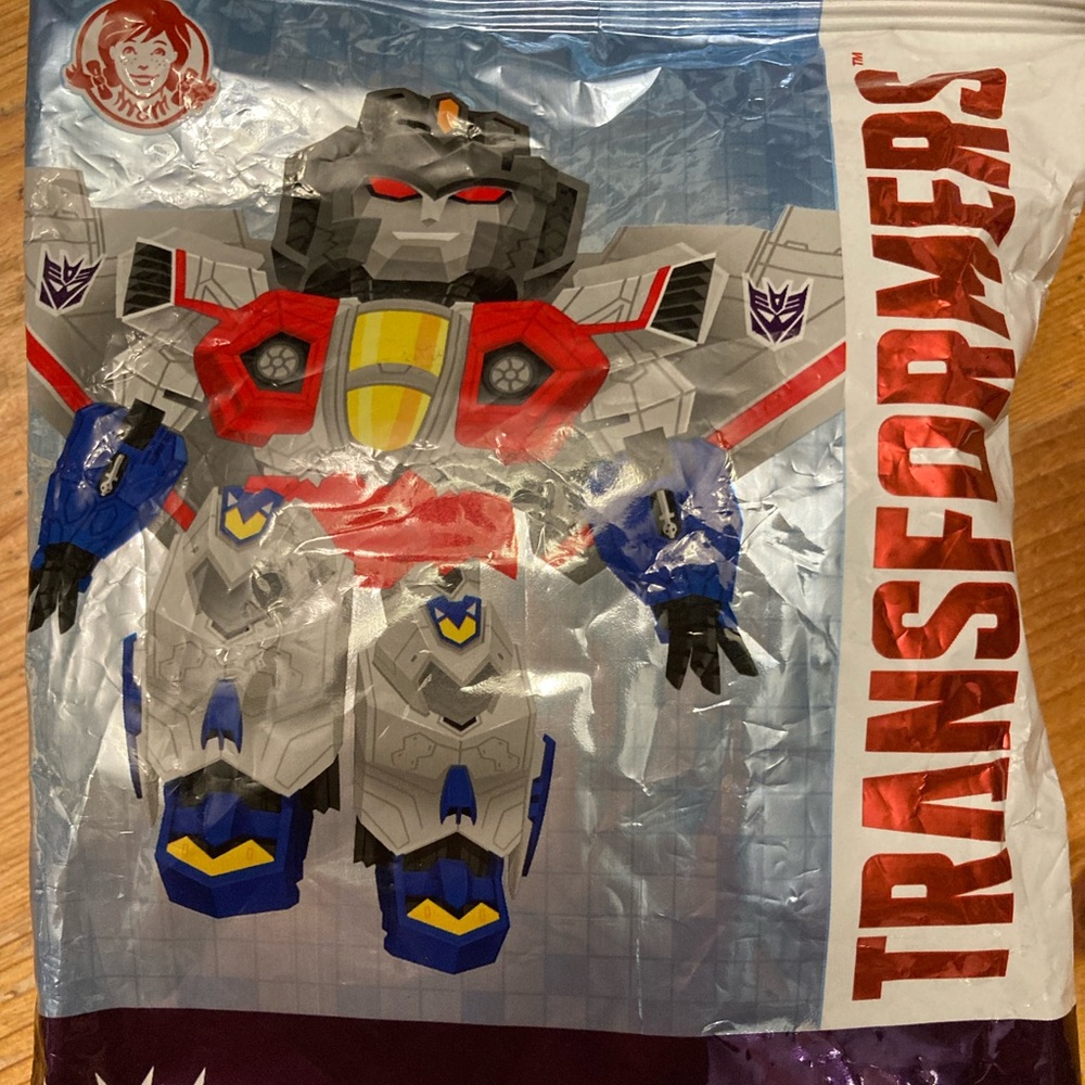 Collectible  STARSCREAM Transformers from Wendy’s Restaurants